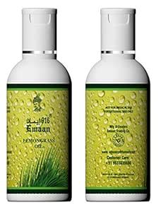 916 E maan Natural Lemon Grass Oil (30ml) for Floor Cleaning, Pack of 3 ...