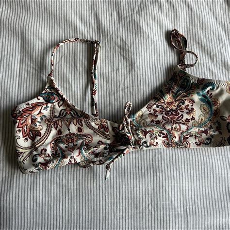 Vibrant bathing suit top from Rhythm - Depop