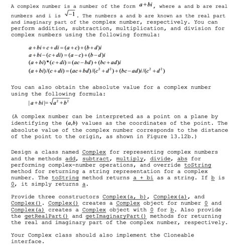 Image result for Complex Numbers a Bi