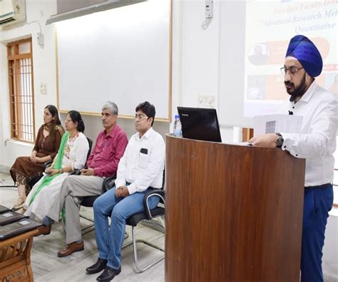 FDP on “Advanced Research Methods: A Qualitative and Quantitative ...