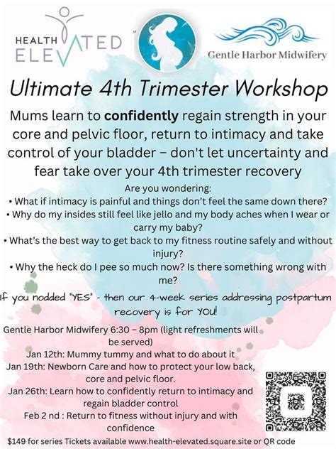 Ultimate 4th Trimester Workshop, 1600 Niles Ave, St Joseph, MI 49085 ...