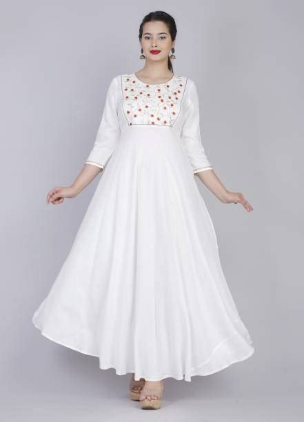 White Anarkali - Buy White Anarkali online at Best Prices in India ...