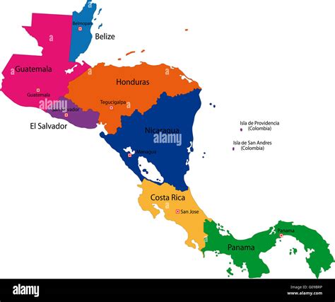 El salvador karte hi-res stock photography and images - Alamy