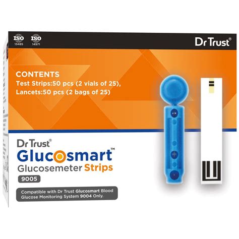 Dr Trust USA Blood Glucose Meter | Glucose Meter Machine with Strips