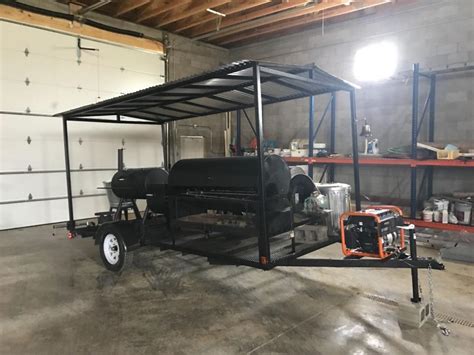 NEW 8x14 Concession Food BBQ Trailer Grill Smoker Deep Fryer rotisserie ...