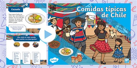 Comidas típicas de Chile: Powerpoint (teacher made)