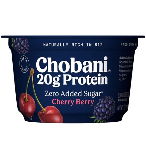 Order Chobani 20g Protein, Cherry Berry | Fast Delivery