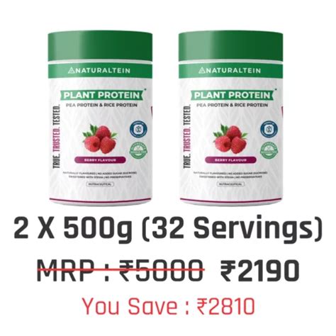 100% Natural Plant Protein – naturaltein