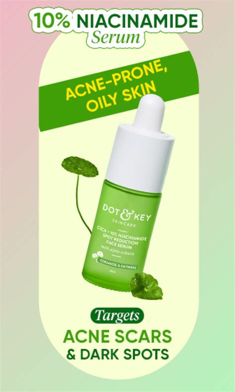Cica + 10% Niacinamide Face Serum for Oily Skin – Dot & Key