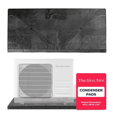 Equipment Pad for Ductless Mini Split Air Conditioner Heat Pump Outdoor ...