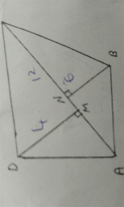 (11) As shown in figure AC is diagonal of quadrilateral ABCD. Also DM ...