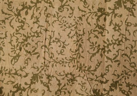 Mustard yellow and Light Brown Block Printed Supernet Kota Saree with ...