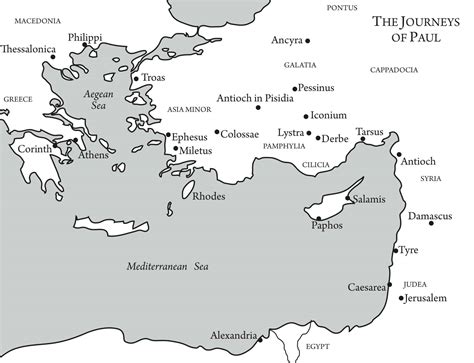 Journeys of Paul - Bible Odyssey
