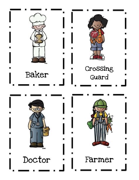 Free Community Helpers Printables