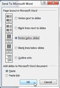 Image result for Save PowerPoint MS Word