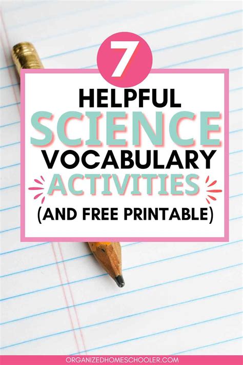 Image result for Science Vocabulary