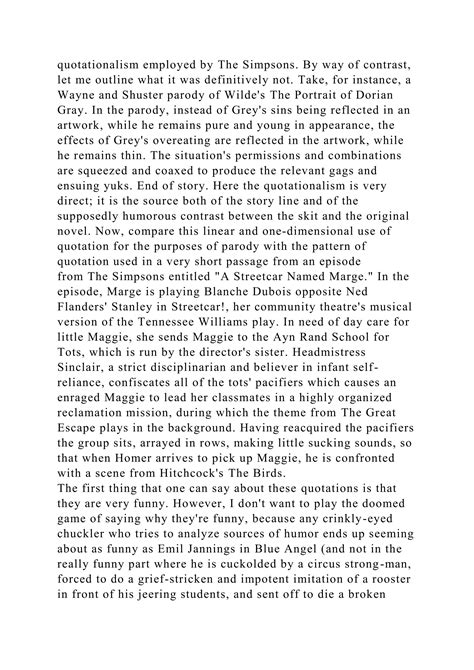 The Simpsons, Hyper-Irony, and the Meaning of LifeBy Carl Mathes.docx