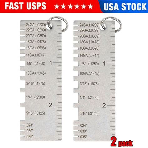 Metal Steel Sheet Gauge Chart Metal Gauge Original Chart Galvanized