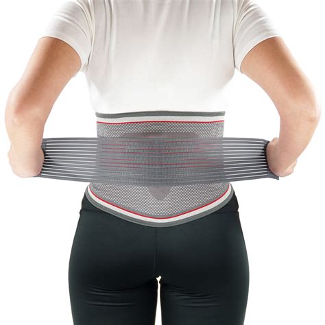 ORTONYX Back Brace Lumbar Support Belt with Removable Lumbar Pad for Lower Back Pain Relief ...