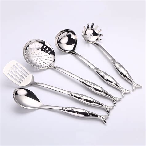 China 5 Pieces Stainless Steel Kitchen Utensils Cooking Utensil with ...