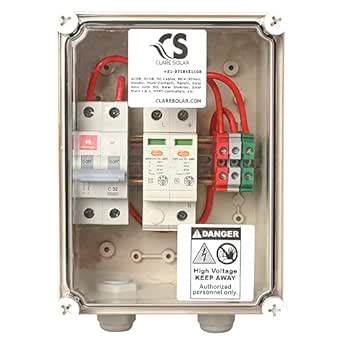 CS Clare Solar ACDB 1 Phase with Type 2 SPD & 32A MCB - Electrical ...