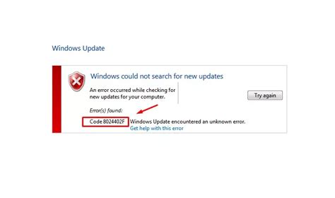 Image result for Code 8024402F