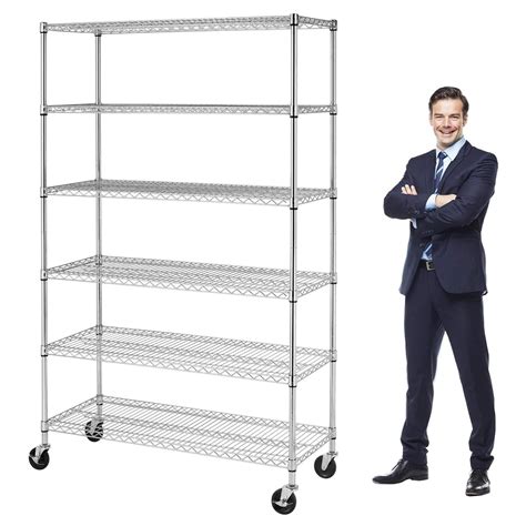 Buy YRLLENSDAN 6000Lbs Capacity Adjustable Storage Shelves Heavy Duty ...