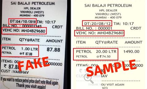 Viral Photo Of Petrol Bill Stating 'Don't Vote For Modi' Is Fake | BOOM