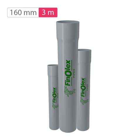 Finolex Selfit 160mm 3meter 6kg/cm2 PVC U Agriculture Pipe | mykit ...