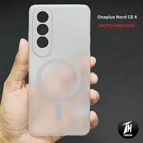Clayish Paper Matte Magsafe Case for Oneplus Nord CE 4 – The Hatke