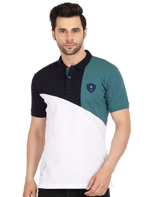 Buy TMO TIME MYSTIC OPTION Men's Plain Solid Colour Regular Fit Half ...