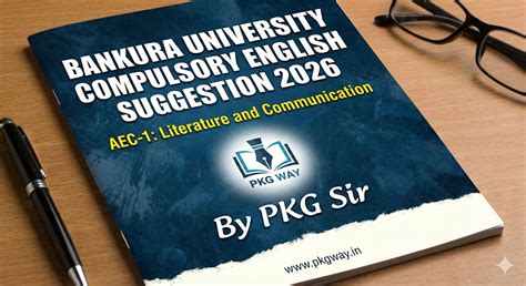 Bankura University Compulsory English Suggestion 2026 ,1st Semester ...