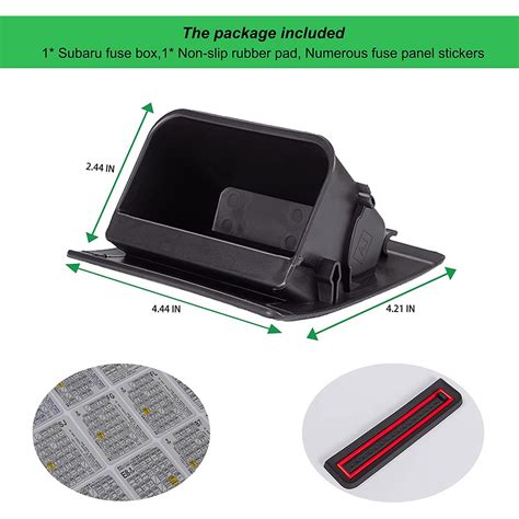 Buy Fuse Box Coin Container Inner Storage Tray for Subaru Impreza XV ...