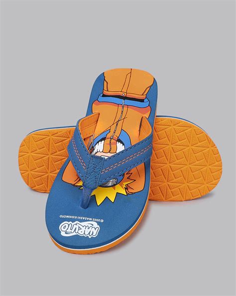 Naruto Printed Blue Flip-Flops For Kids Boys – Kidsville
