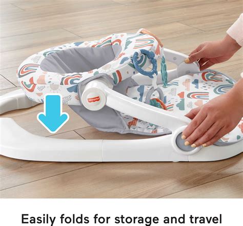 Snapklik.com : Fisher-Price Baby Portable Baby Chair Sit-Me-Up Floor Seat