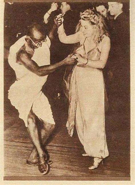 Mahatma Gandhi dancing with girl is an actor! - Bollywood News & Gossip ...