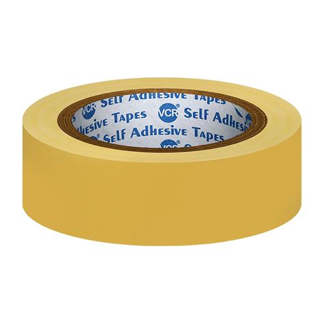 VCR Yellow Floor Marking Tape - 18 Meters in Length 24mm / 01" Width ...