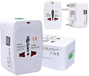 Esnipe world wide adapter Worldwide Adaptor white - Price in India ...