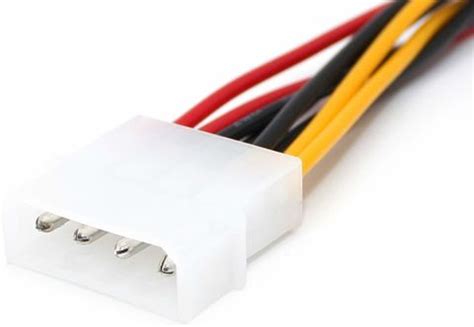 LipiWorld TV-out Cable 4 Pin Molex Male to 2 Ports Molex IDE Female ...