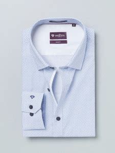 INVICTUS Men Printed Formal Blue Shirt - Buy INVICTUS Men Printed ...