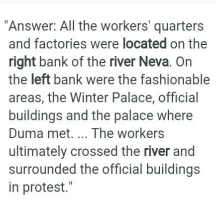 iii. Workers' quarters and factories were located onthe right bank ofa ...