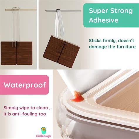 Kiddough Baby Proofing Edge & Corner Protector (2 Meters) - Baby Safety