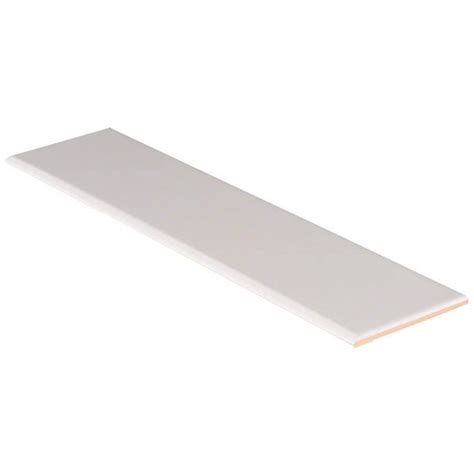 MS International Domino 4" x 16" Glossy Ceramic Bullnose