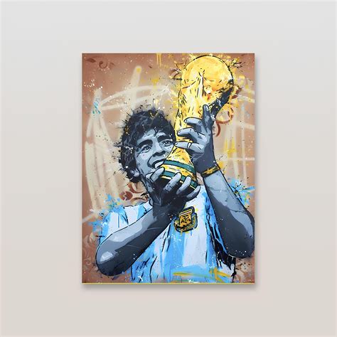 Maradona World Cup Metal Poster – Inkyprinty.in