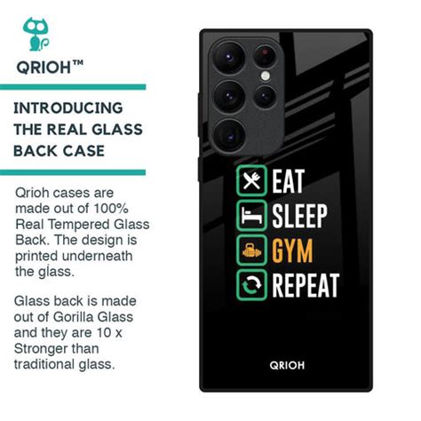 Daily Routine Samsung Galaxy S22 Ultra 5G Glass Back Cover - Flat 35% ...