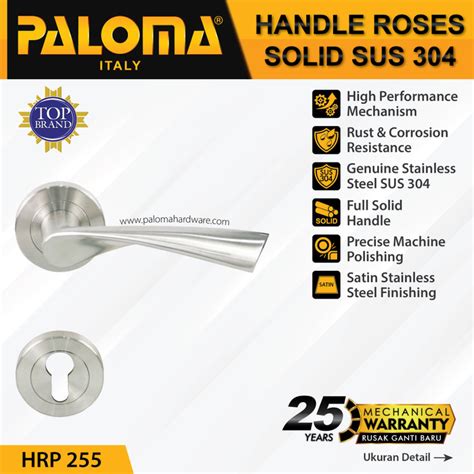Promo PALOMA HRP 255 Handle Pintu Roses Solid Stainless Lever Gagang ...