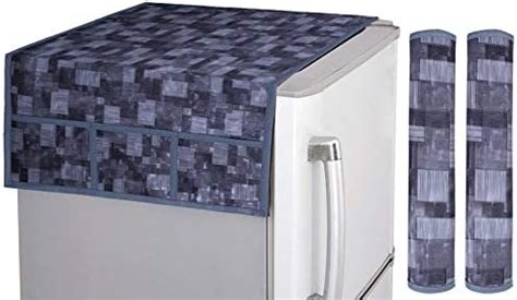 Amazon Brand - Solimo Fridge Organiser Set, (3 pcs Fridge Mat, 2 pcs ...