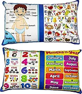 Buy CALIST Kids Learning Pillow Cum Book with English and Hindi ...