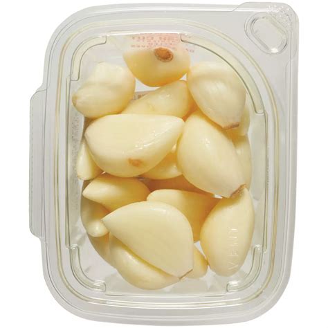 H-E-B Fresh Peeled Garlic Cloves - Single Serve - Shop Onions & garlic ...