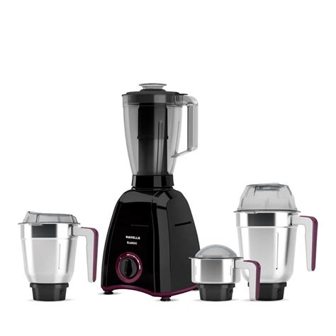 Havells Klassic 4 Jar 800 Watt Mixer Grinder with 3 Wider mouth ...